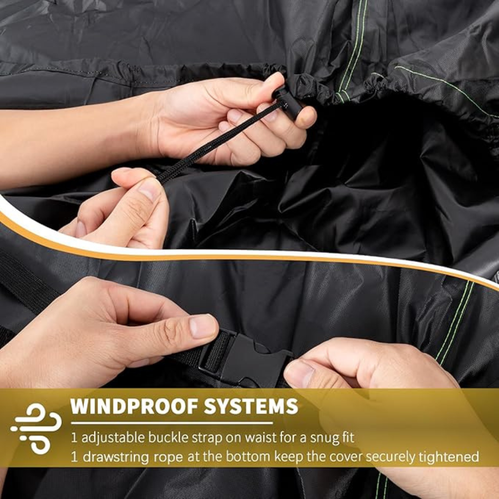 BEEWAY Garden Parasol Cover Waterproof, Outdoor Cantilever Parasol Cover with Zipper and Rod Fit for 1m to 3m Banana Patio Umbrella - 210D Oxford Fabric, Anti-UV , Windproof - 205 x 45/75/32cm