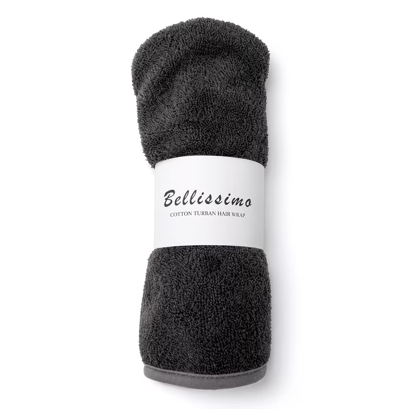 100% Cotton Hair Wrap Towel – Quick Dry Turban Hair Towel for Women, Soft Terry & Velour Cotton Hair Drying Wrap