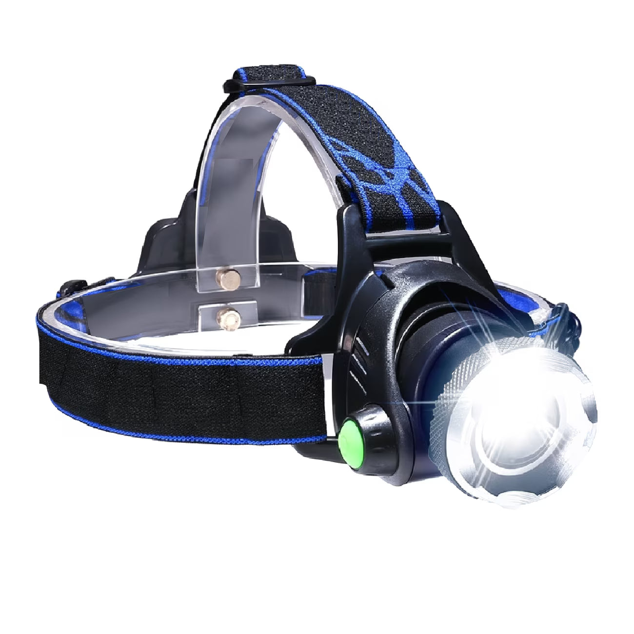 9000LM Rechargeable LED Headlamp – Zoomable USB Head Torch with T6 LED + 2 Q5 Side Lights