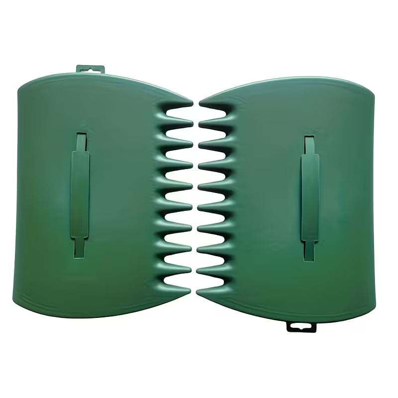 2PCS Leaf Scoops Hand Rakes – Large Garden Grabbers for Leaves, Grass Clippings & Yard Debris