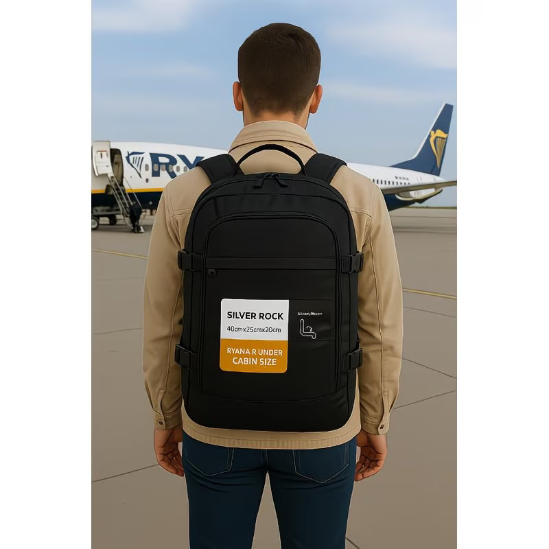 Ryanair Underseat Cabin Backpack 40x25x20cm – Airline Approved Travel Rucksack Carry-On Bag